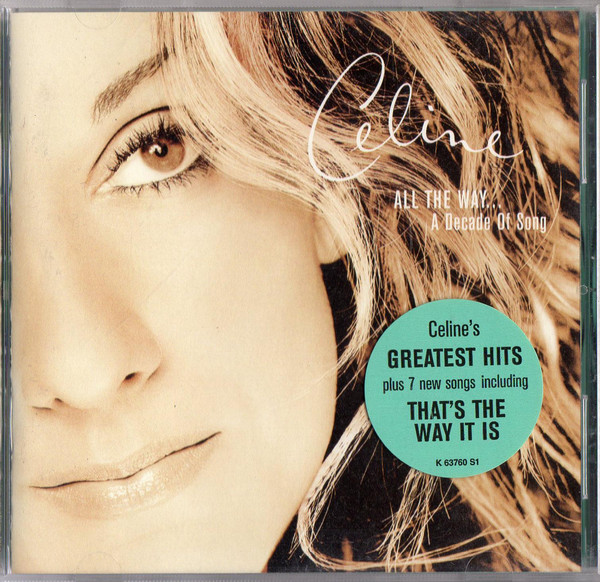 CD Celine Dion* ‎– All The Way... A Decade Of Song